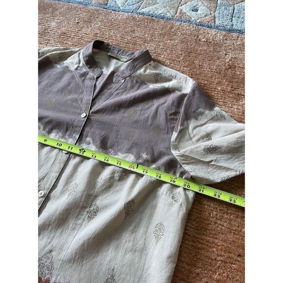 Quizz Again Women’s Button Down Shirt Marked Size L But It Smaller In Size M - Picture 3 of 5